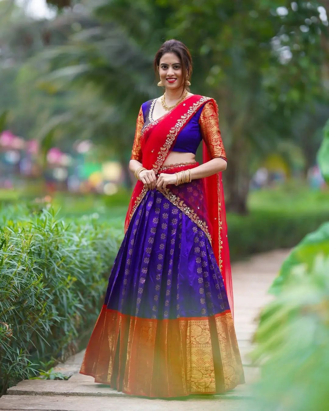 half saree - Textiledeal Blog