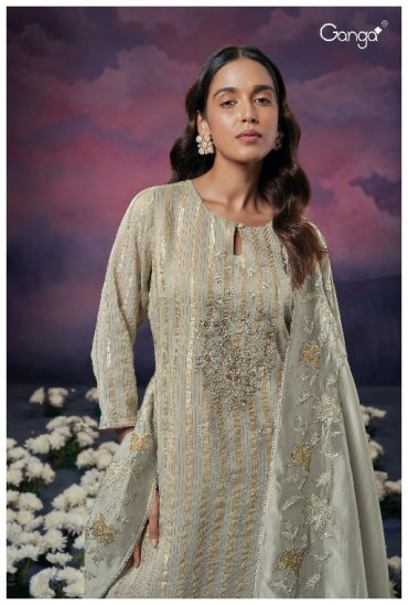 Ganga Fashion Eilish Designer Cotton Ganga Suit D.No 273 - Suvesa- women's  clothing