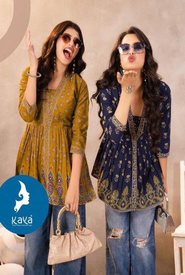 AAYU BY KAYA COTTON PRINT READYMADE CLASSIC LOOK WESTERN TOPS AAYU BY KAYA COTTON PRINT READYMADE CLASSIC LOOK WESTERN TOPS