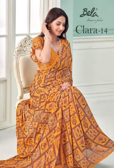 BELA SAREES PRESENT CLARA 14 GEORGETTE LATEST SAREE COLLECTION 2025 BELA SAREES PRESENT CLARA 14 GEORGETTE LATEST SAREE COLLECTION 2025