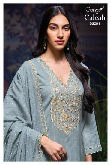 GANGA CALEAH S3291 WHOLESALE PREMIUM PURE MAL GOLD PRINTES WITH WORK 3 PCS SALWAR KAMEEZ GANGA CALEAH S3291 WHOLESALE PREMIUM PURE MAL GOLD PRINTES WITH WORK 3 PCS SALWAR KAMEEZ