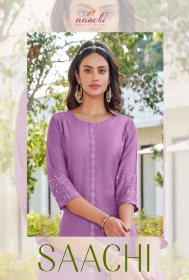 AANCHI PRESENT SAACHI WHOLESALE FANCY FABRIC FLAIR A LINE CLASSIC KURTIS AANCHI PRESENT SAACHI WHOLESALE FANCY FABRIC FLAIR A LINE CLASSIC KURTIS