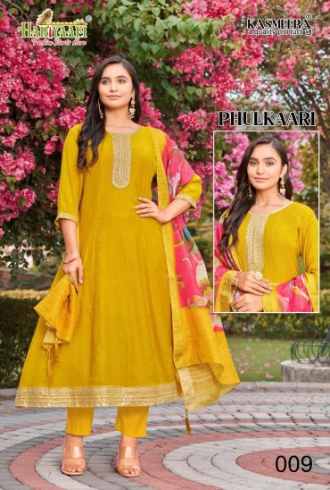 PHULKAARI BY HARIYAALI CRAPE SILK FULL STITCH ANARKALI DRESS COMBO SET PHULKAARI BY HARIYAALI CRAPE SILK FULL STITCH ANARKALI DRESS COMBO SET