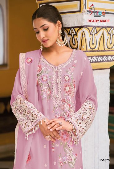 SHREE FABS R-1875 SIFFON MODERN PAKISTANI FULLY STITCH PLAZZO SUITS SHREE FABS R-1875 SIFFON MODERN PAKISTANI FULLY STITCH PLAZZO SUITS