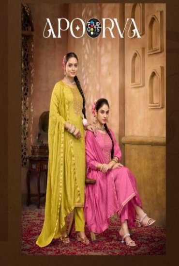 APOORVA BY FOURDOTS BSY PATTERN WORK WITH DIAMOND WORK STYLISH 3PCS DRESS MATERIAL APOORVA BY FOURDOTS BSY PATTERN WORK WITH DIAMOND WORK STYLISH 3PCS DRESS MATERIAL
