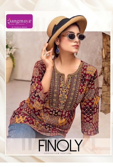 RANGMAYA FINOLY WHOLESALE READYMADE COTTON BEAUTIFUL SHORT TOPS EXPORTER