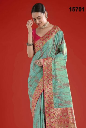 SL MRINALIKA WHOLESALE TISSUE SILK FUNCTION WEAR INDIAN SAREES FOR WOMEN ONLINE