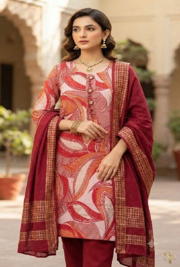 SAHIL PRINTS PRESENT READYMADE VERTICAN COTTON CASUAL WEAR 3 PCS COMBO SET SUITS SUPPLIER