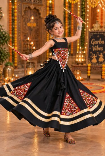 PAYAL CREATION D.NO SIYA-36 WHOLESALE READYMADE ROMAN SILK FULLY FLARED COMFORTABLE CHANIYA CHOLI FOR KIDS ONLINE