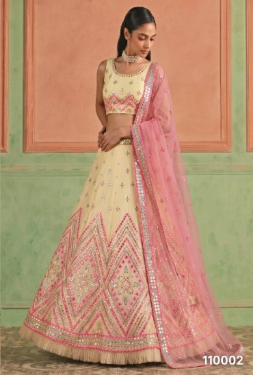 ARYA LOOKBOOK VOL 2 WHOLESALE ORGANZA WITH WORK OCCASION WEAR LEHENGA CHOLI FOR EXPORT