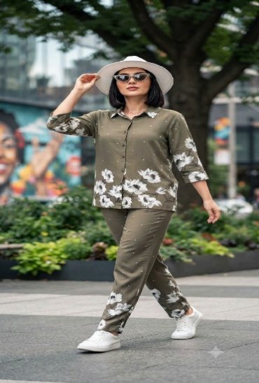 TEXTILEDEAL PREMIUM FEEL WHOLESALE READYMADE RAYON SHIRT STYLE FANCY CORD SET FOR EXPORT