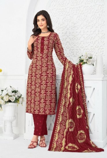 DHARMI CREATION VAANI VOL 1 WHOLESALE COTTON PRINTED CASUAL WEAR DRESS MATERIAL ONLINE