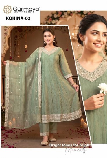 AANCHI KOHINA WHOLESALE READYMADE SALSA LATEST FASHION 3 PCS COMBO SET SUITS SUPPLIER