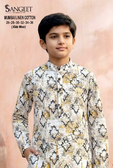 SANGEET MUMBAI LINEN COTTON WHOLESALE READYMADE CLASSIC RAYON LONG KURTA FOR KIDS ONLINE
