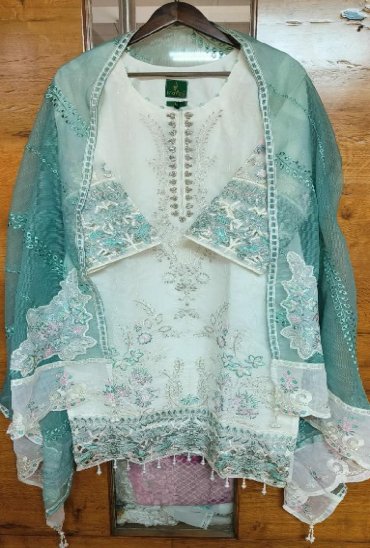 TEXTILEDEAL D.NO KMS-206 WHOLESALE READYMADE COTTON SILK BEAUTIFUL 3 PCS SUITS EXPORTER