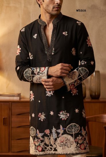 OUTLUK WEDDING COLLECTION VOL 55 WHOLESALE READYMADE HEAVY OCCASION WEAR KURTA WITH PANT FOR MEN SUPPLIER