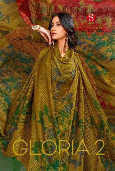 SUSHMA GLORIA VOL 2 WHOLESALE GEORGETTE SATIN BEAUTIFUL INDIAN SAREES FOR WOMEN ONLINE