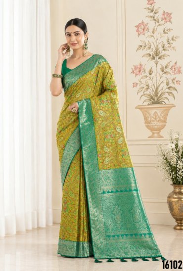 SL MRDVANGI D.NO 16101 TO 16107 WHOLESALE PASHMINA SILK FESTIVE WEAR SAREES FOR WOMEN ONLINE
