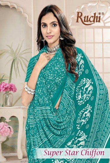 RUCHI SUPER STAR CHIFFON VOL 254 WHOLESALE CHIFFON PRINTED DAILY WEAR INDIAN SAREES FOR WOMEN ONLINE