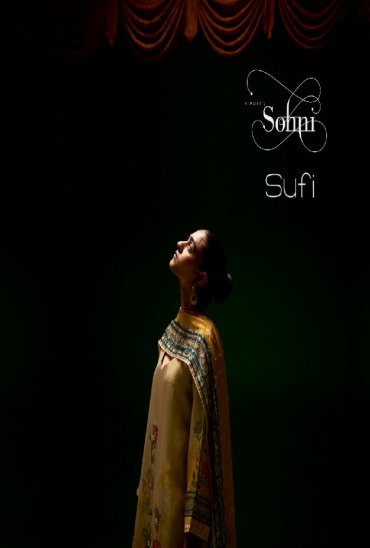 KIMORA SOHNI SUFI WHOLESALE PURE ZARI SILK DELICATE LOOK UNSTITCH SALWAR SUITS EXPORTER