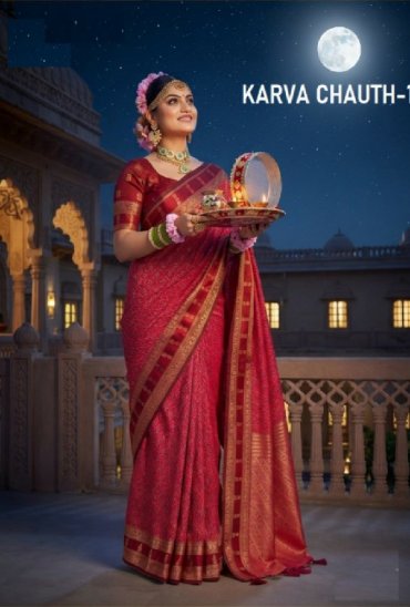 SL KARVA CHAUTH VOL 1 WHOLESALE SOFT SILK KARVA CHAUTH SPECIAL SAREES FOR WOMEN ONLINE
