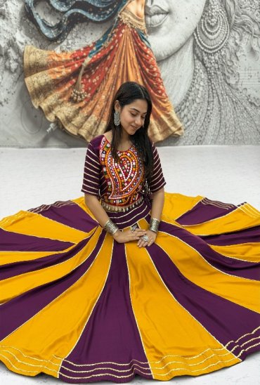 SHREE RAM CREATION D.NO 201 WHOLESALE READYMADE PURE COTON NAVRATRI SPECIAL LEHENGA CHOLI FOR EXPORT