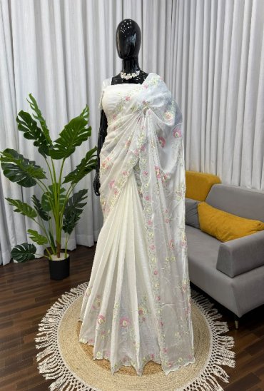 TEXTILEDEAL D.NO KD-622 WHOLESALE HEAVY CHIFFON DESIGNER SAREES FOR WOMEN SUPPLIER