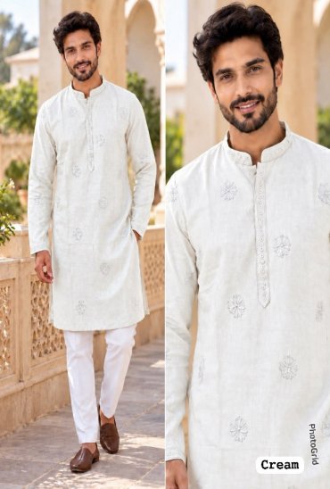 TEXTILEDEAL GRAND UTSAV 5.0 WHOLESALE READYMADE PREMIUM LINEN ETHNIC WEAR KURTA PYJAMA FOR MEN ONLINE