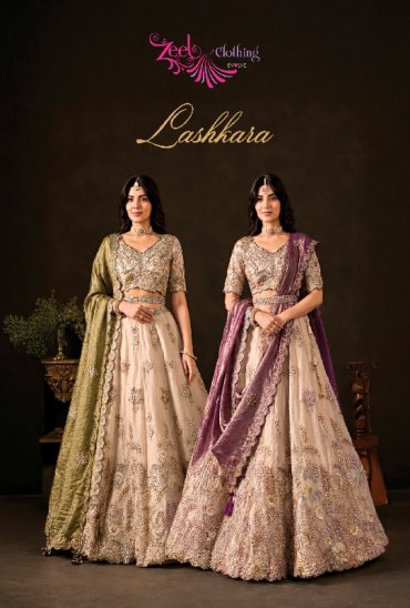 ZEEL CLOTHING LASHKARA WHOLESALE FENDY SILK BEAUTIFUL WORK LEHENGA CHOLI FOR EVERY OCCASION EXPORTER