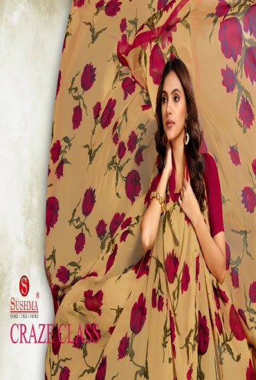 SUSHMA CRAZE CLASS WHOLESALE CRAZE PRINTED DAILY WEAR INDIAN SAREES FOR WOMEN ONLINE