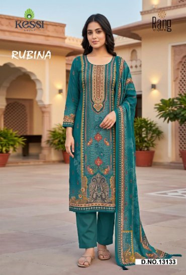 KESSI RANG RUBINA WHOLESALE VISCOSE PASHMINA WINTER SPECIAL UNSTITCH SALWAR SUITS SUPPLIER