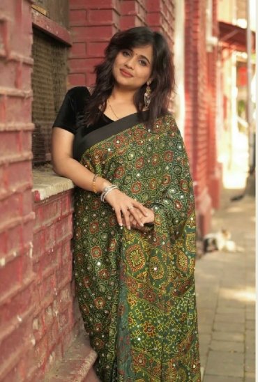 SUDHA LAUNCH GAJJI SILK HEAVY MIRROR WORK BEAUTIFUL INDIAN SAREES FOR WOMEN ONLINE