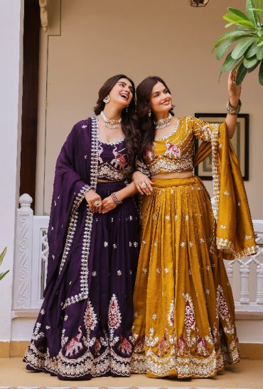 SHREE RAM CREATION D.NO 202 WHOLESALE READYMADE PURE VICHITRA WEDDING FUNCTION WEAR LEHENGA CHOLI FOR EXPORT
