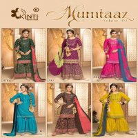 Kinti mumtaaz Vol-2 Wholesale Sharara Top Dupatta Set