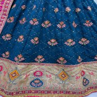 Anjani Art D.no 2594 Wholesale Gadhwal Silk Lehengas Choli