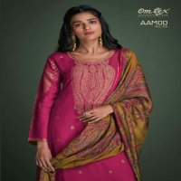 Omtex Aamod Vol-XIII Wholesale Pure Pashmina With Hand Work Suits