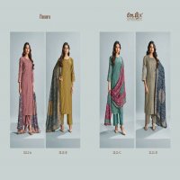 Omtex Flamora Wholesale Pashmina With Hand Work Winter Suits