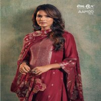 Omtex Aamod Vol-8 Wholesale Musleen Jacquard Salwar Suits