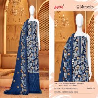 Bipson Mercedes 2371 Wholesale Pure Woollen Pashmina With Hand Work Suits