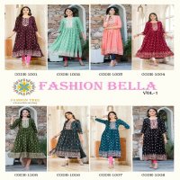 Passion Tree Fashion Bella Vol-1 Wholesale Nyra Cut Kurtis