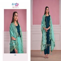 Vipul Aranza Wholesale Chinon Chiffon With Embroidery Straight Salwar Suits