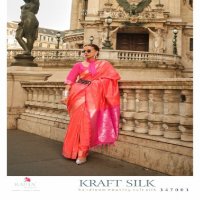 Rajtex Kraft Silk Wholesale Handloom Weaving Sarees