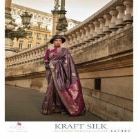 Rajtex Kraft Silk Wholesale Handloom Weaving Sarees