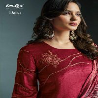 Omtex Daira Wholesale Pure Viscose Velvet With Embroidery Winter Suits