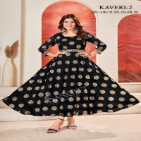 Sangeet Kaveri Vol-2 Wholesale Fox Georgette Sequence Work Anarkali Kurtis