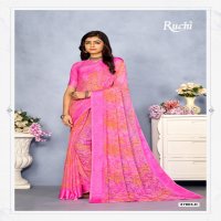 Ruchi Cherry Vol-37 Wholesale Chiffon Saree With Sartin Weave Border Sarees