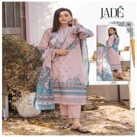 Jade Chevron Exclusive Heavy Cotton Vol-4 Wholesale Lawn Printed Dress Material