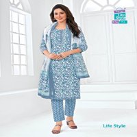 MCM Life Style Vol-7 Wholesale Pure Cotton Printed Readymade Dress