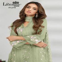 LAXURIA 1279 PARTY WEAR PAKISTANI FULLSTITCH TOP BOTTOM WITH NAZNIN DUPATTA