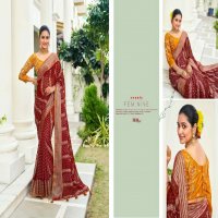 5D Designer Abhijeet Vol-2 Wholesale Soft Nilgiri Chiffon Ethnic Sarees